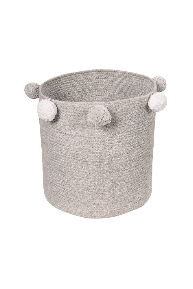 BABY BASKET BUBBLY GREY