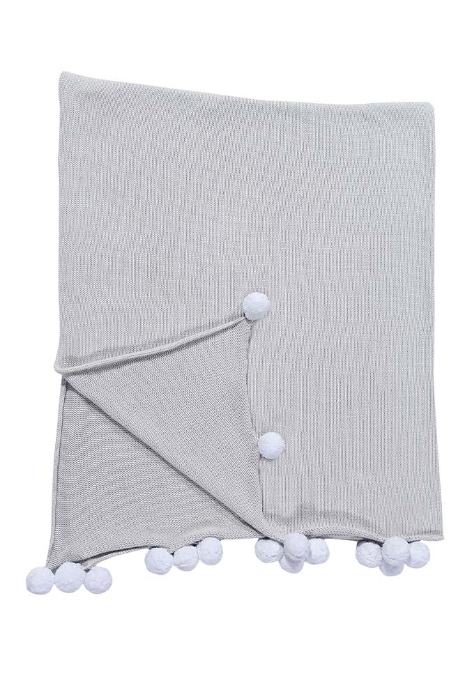 BABY BLANKET BUBBLY LIGHT GREY - Image 3