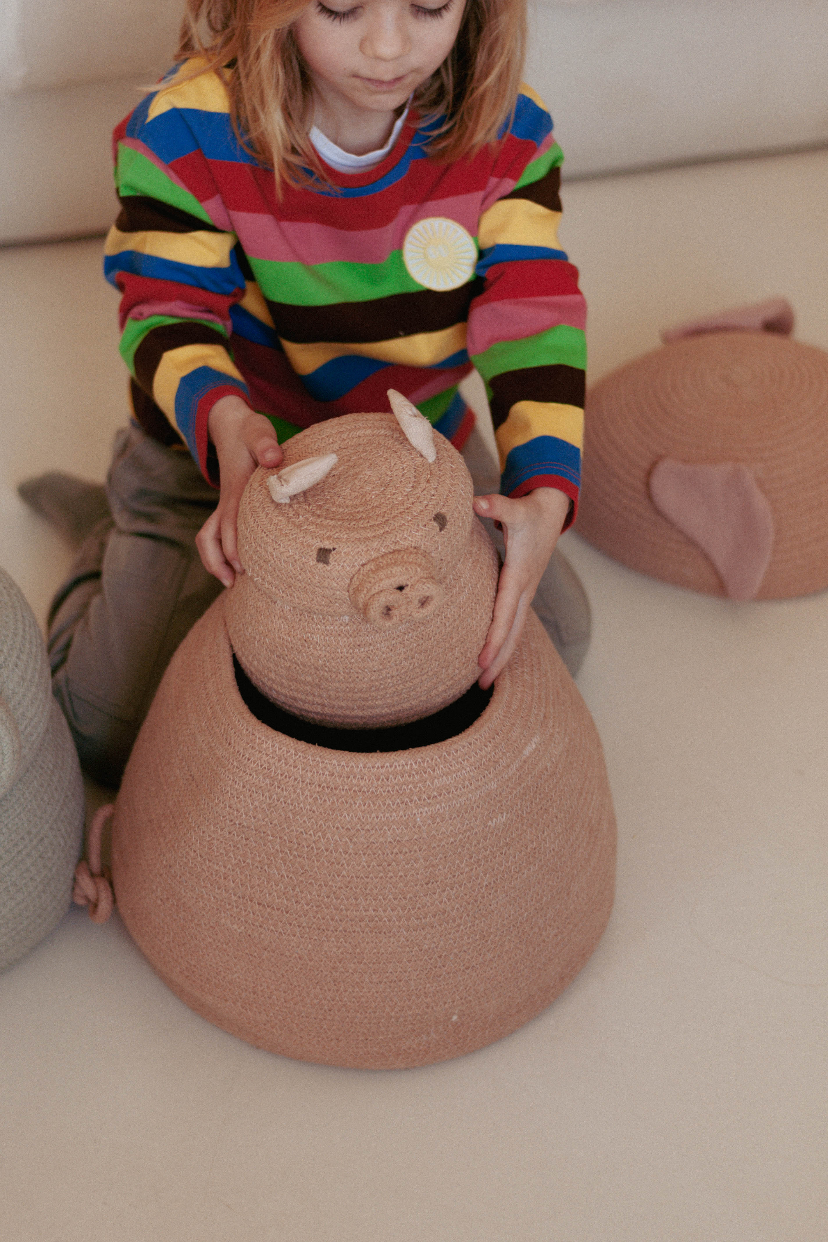 BASKET MINI PEGGY THE PIG - Image 3