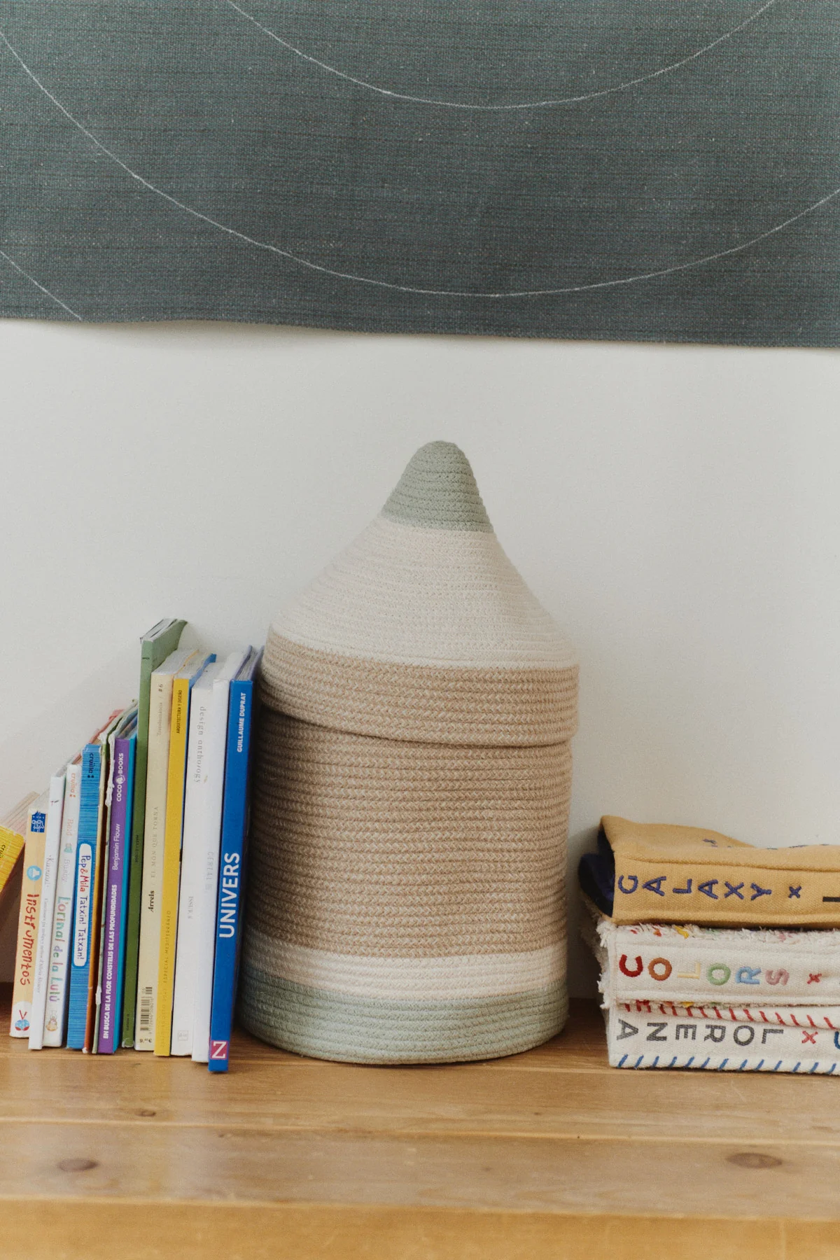 BASKET PENCIL BLUE SAGE - Image 2