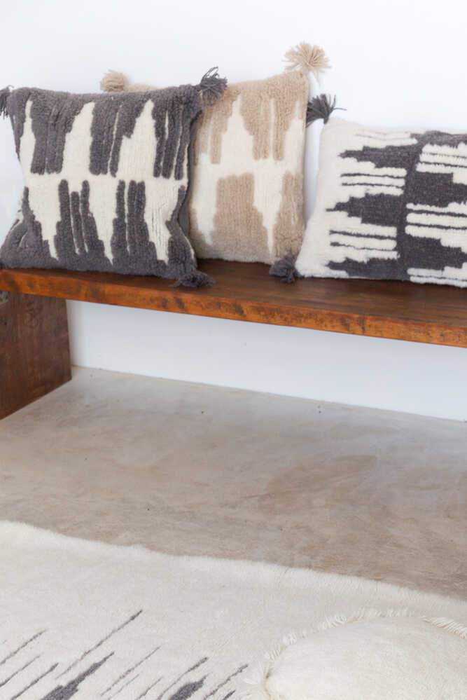 CUSHION ZAGROS CHARCOAL NATURAL - Image 7