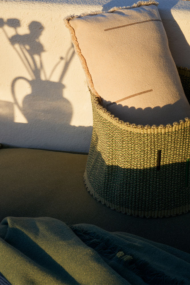 HANDLOOM BASKET VERTICAL MONSTERA - Image 2