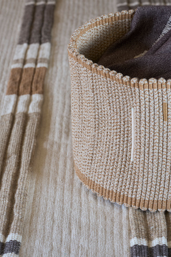 HANDLOOM BASKET VERTICAL NATURAL - Image 2