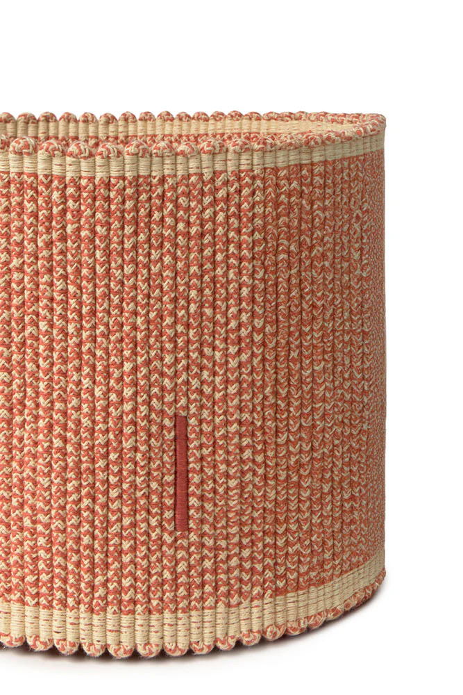 HANDLOOM BASKET VERTICAL TERRACOTA - Image 4