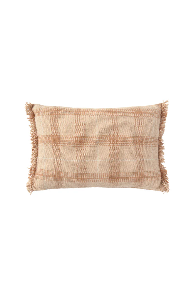 HANDLOOM CUSHION ROSE