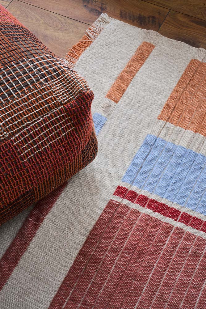 HANDLOOM RUG COLUMNS MULTI COLOR - Image 3