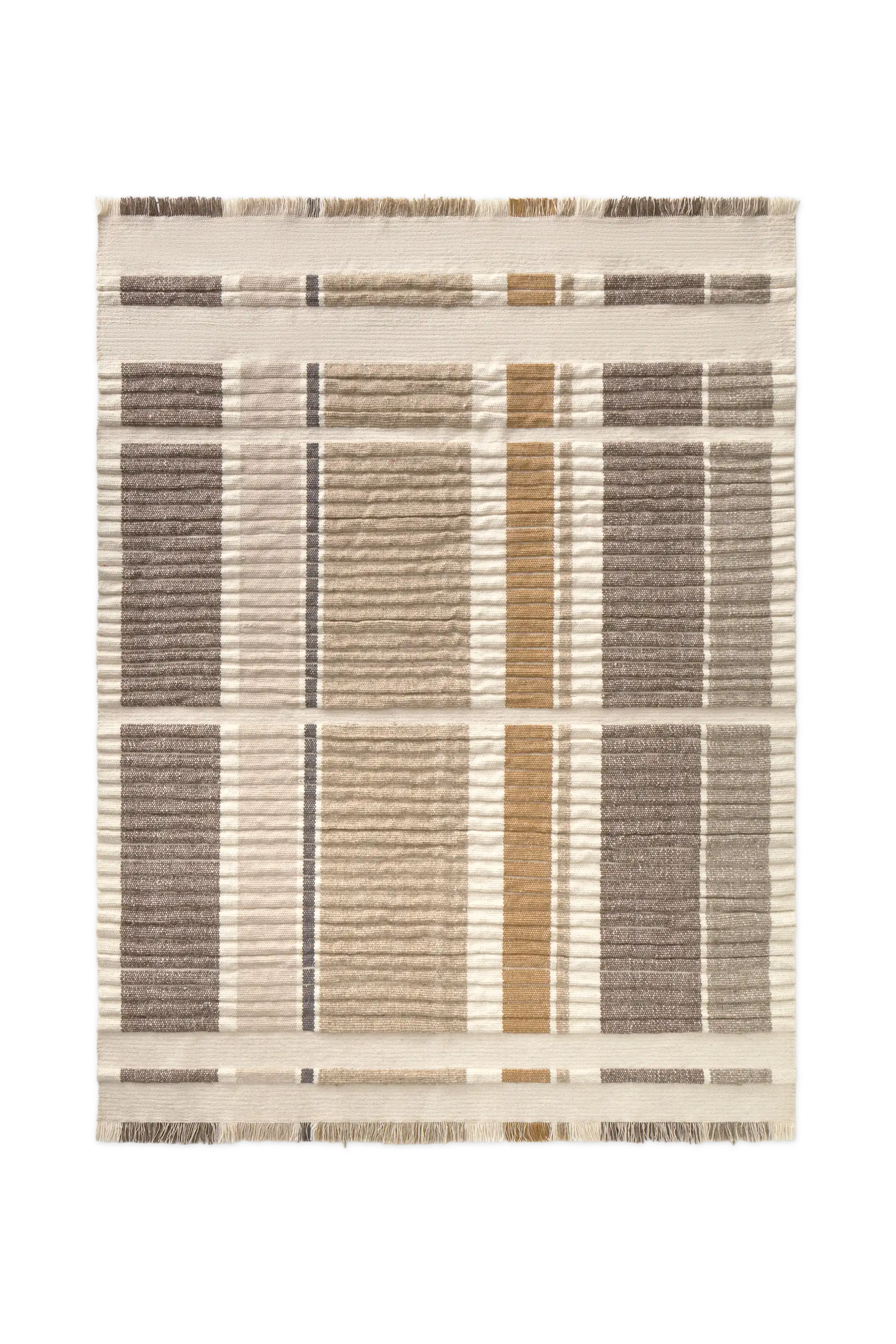 HANDLOOM RUG COLUMNS NATURAL