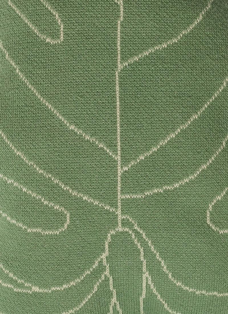 KNITTED CUSHION BABY LEAF - Image 8