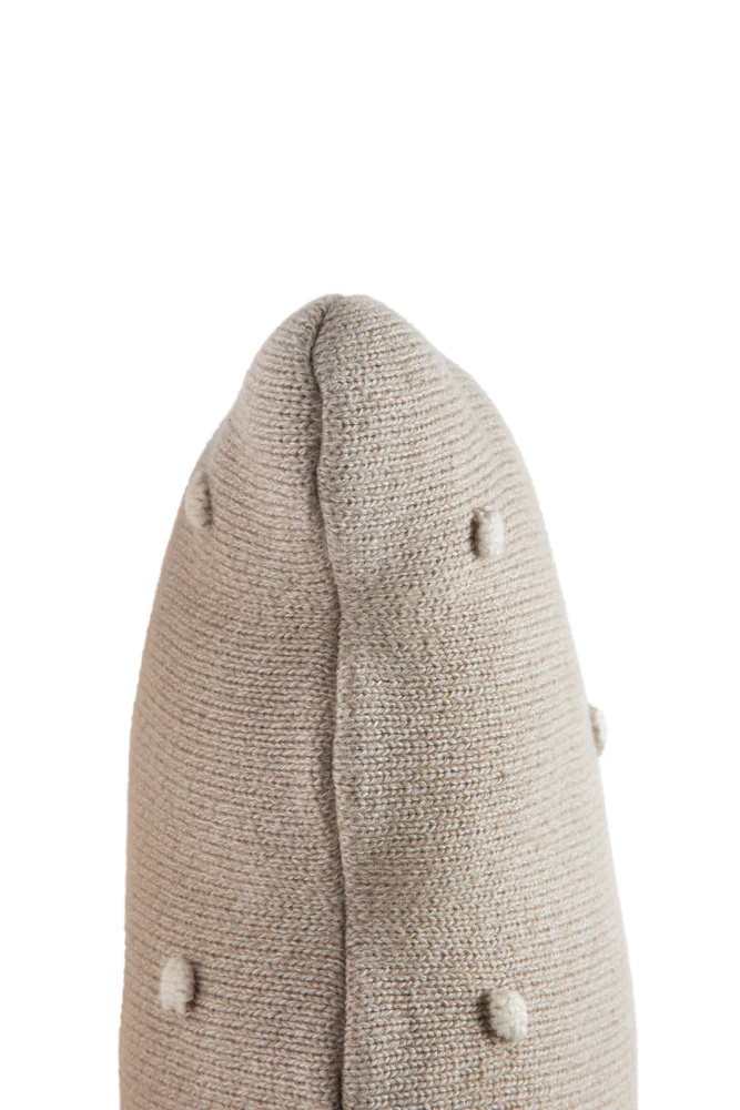 KNITTED CUSHION BISCUIT DUNE WHITE - Image 6