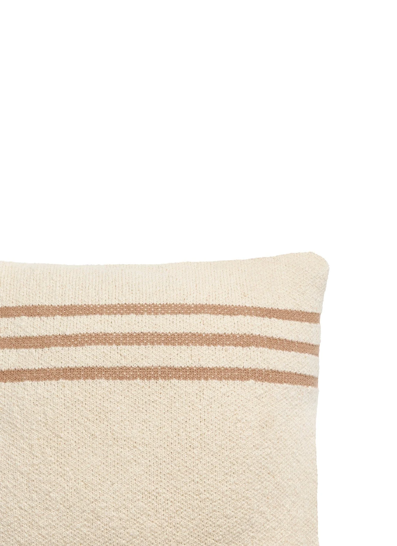 KNITTED CUSHION DUETTO POWDER - NATURAL - Image 3