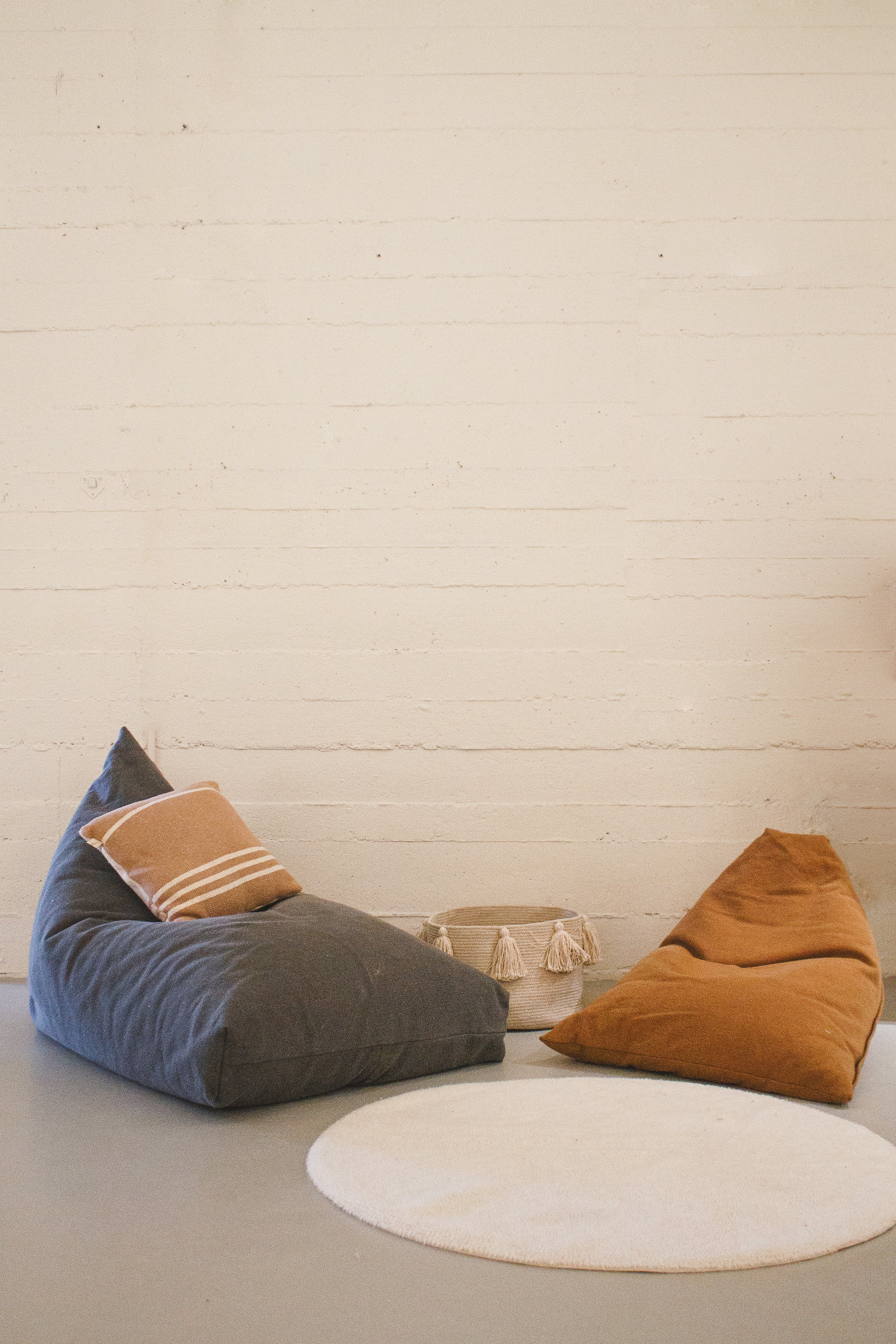 Pouf Cleo Blue Sage - Image 4