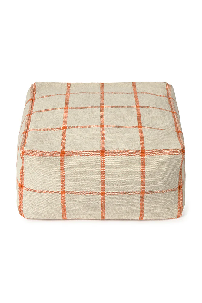 POUF GEO BLOCK NATURAL