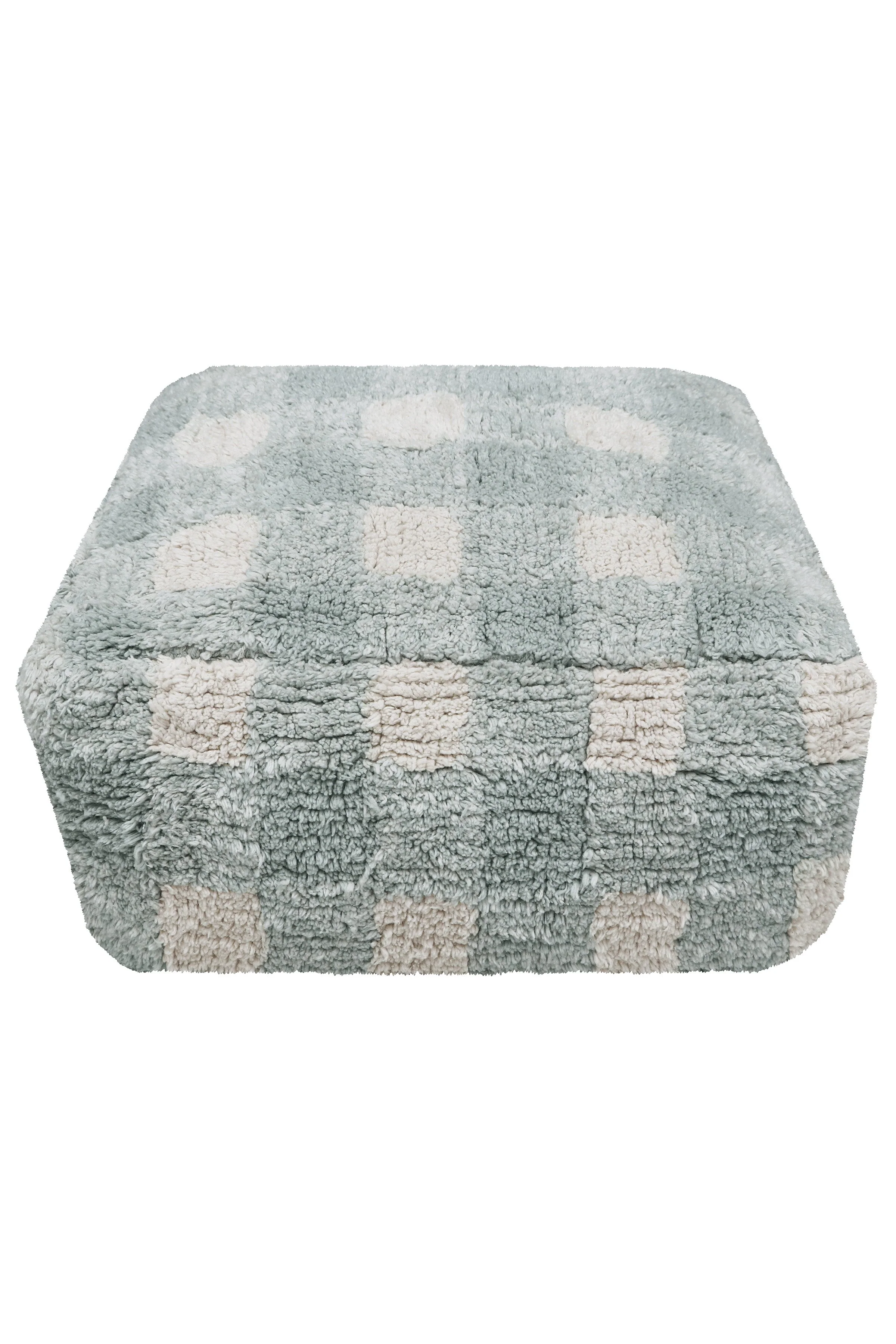 POUF VICHY BLUE SAGE