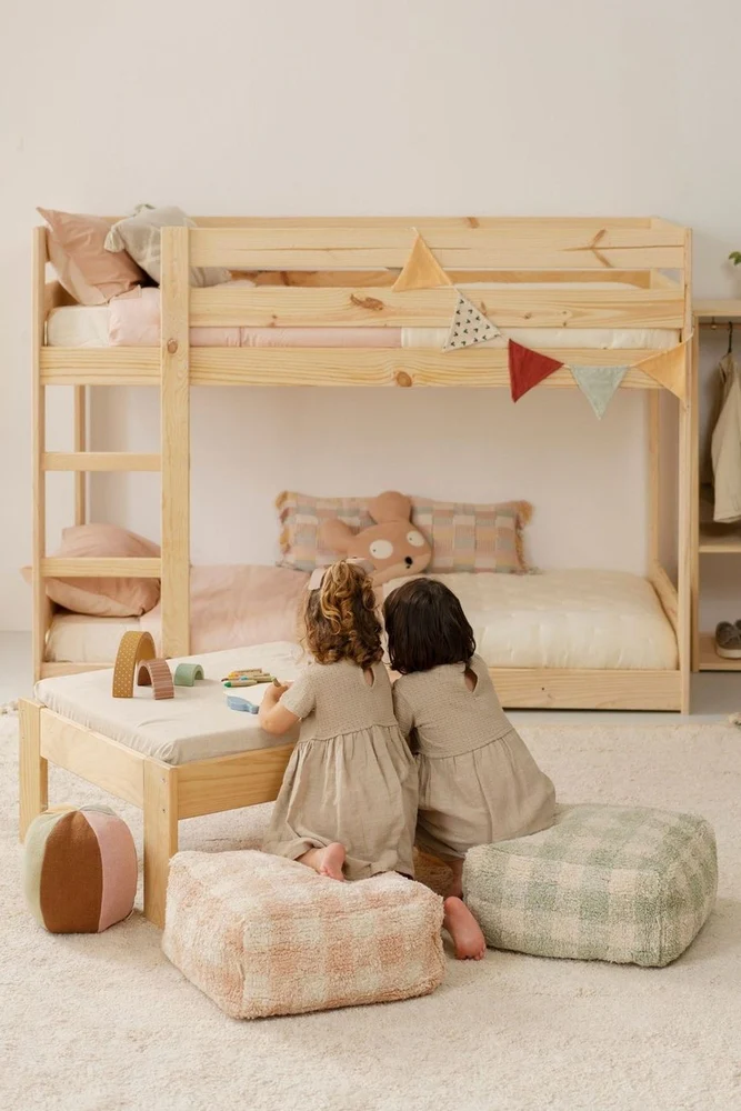 POUF VICHY ROSE - Image 3