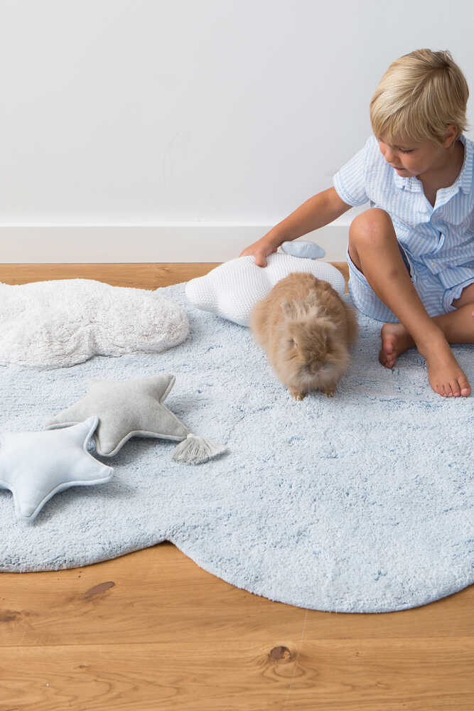 WASHABLE RUG PUFFY DREAM BLUE - Image 5