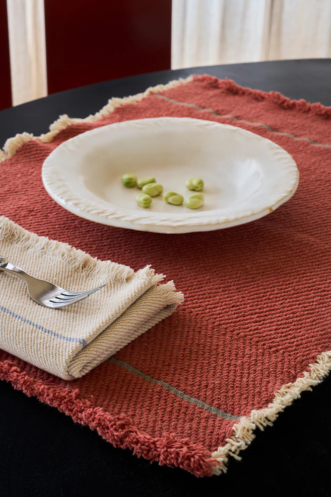 SET OF 2 PLACEMATS VERTICAL NEW TERRACOTA - Image 2