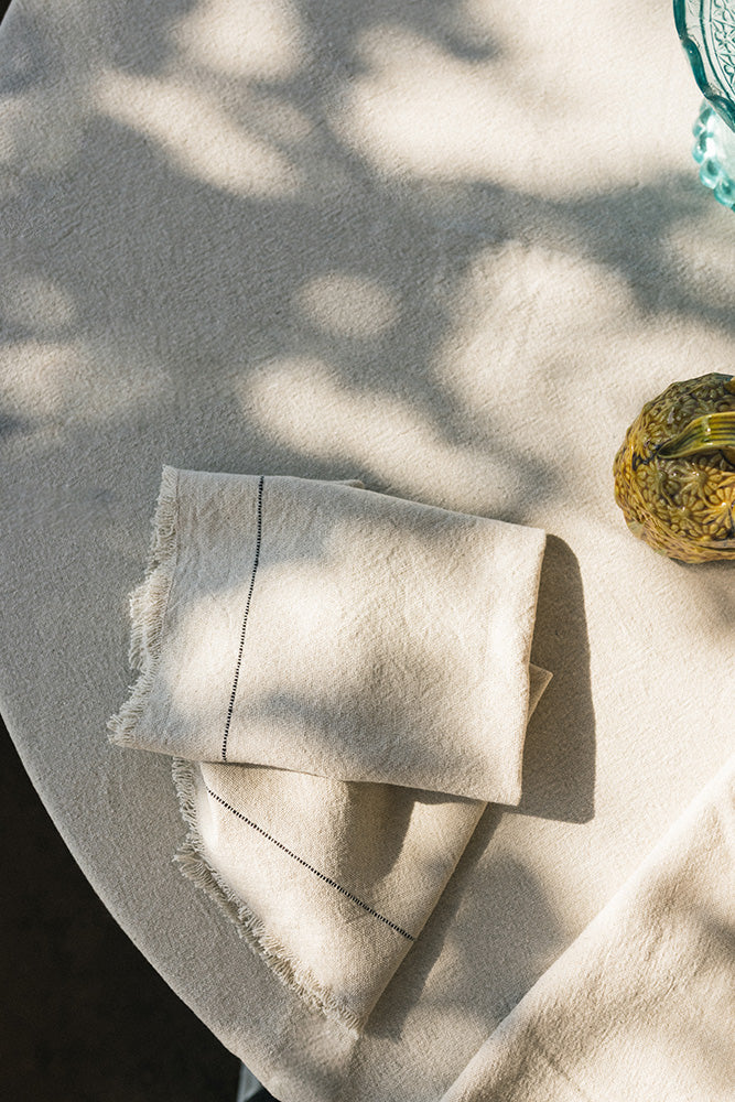 HANDLOOM NAPKINS NATURAL (SET OF 4) - Image 2