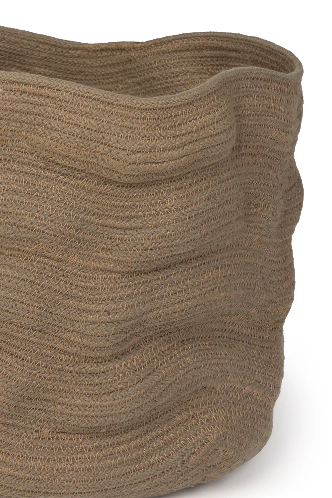 STONEWASHED BASKET TALL SOIL BROWN - Image 3