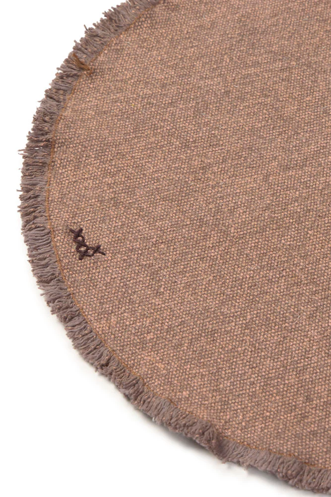 STONEWASHED PLACEMATS AND COASTERS SOIL BROWN (SET OF 2) - Image 5