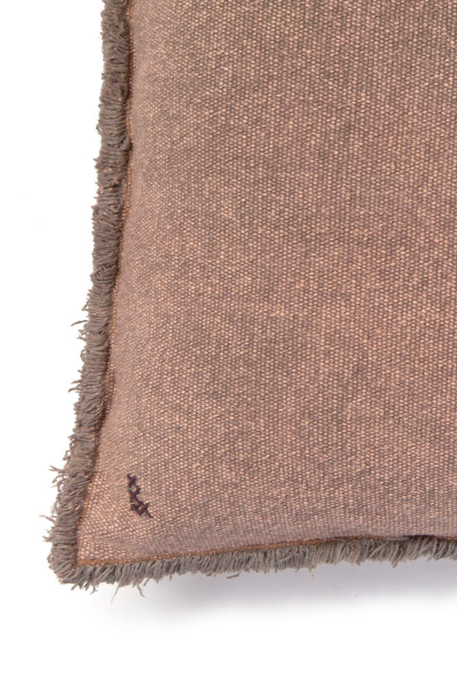 STONEWASHED RECTANGULAR CUSHION SOIL BROWN - Image 6