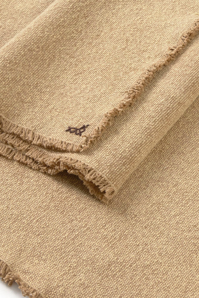 STONEWASHED TABLE RUNNER OCHRE - Image 3