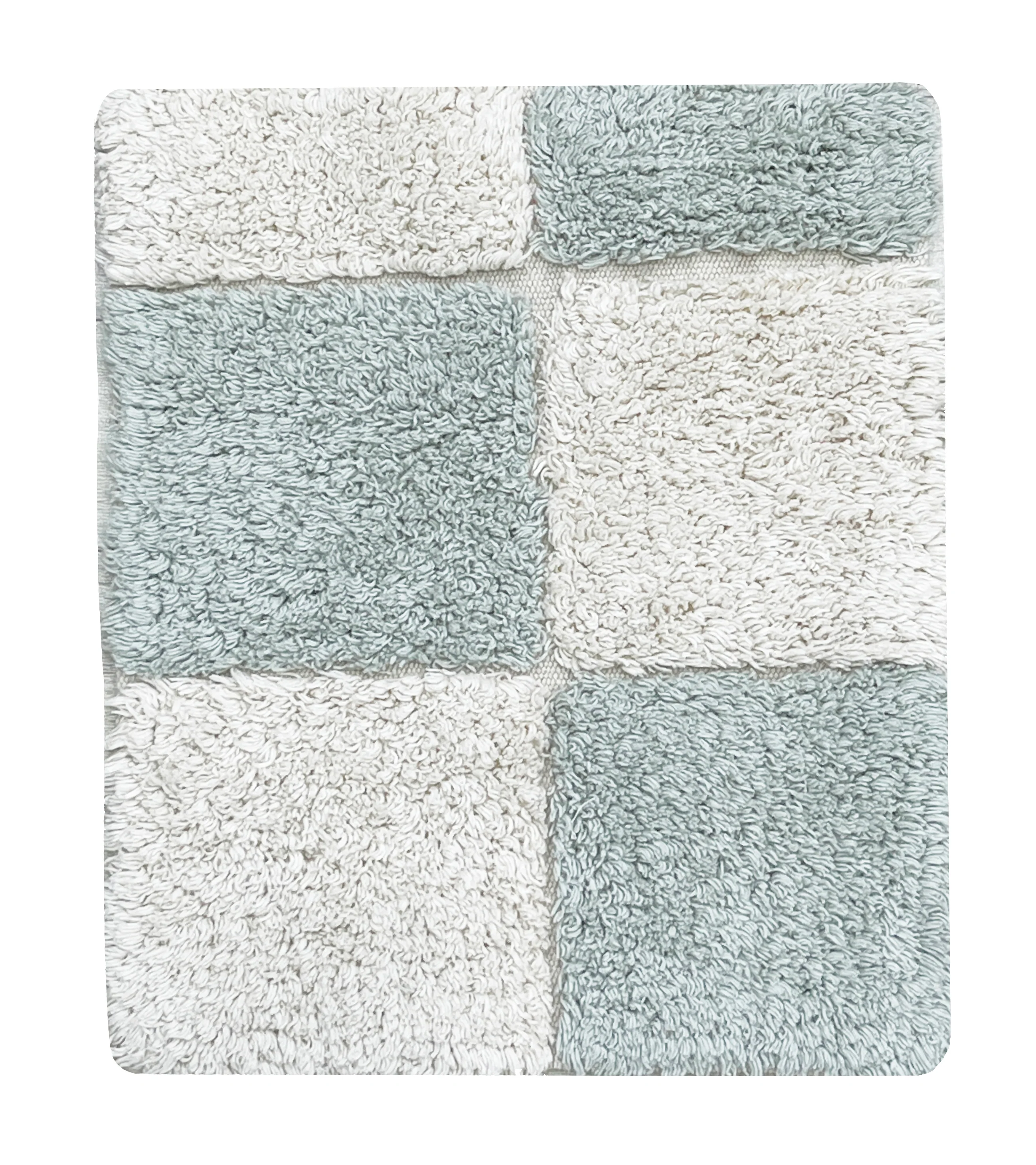 Swatch Washable rug Kitchen Tiles Blue Sage