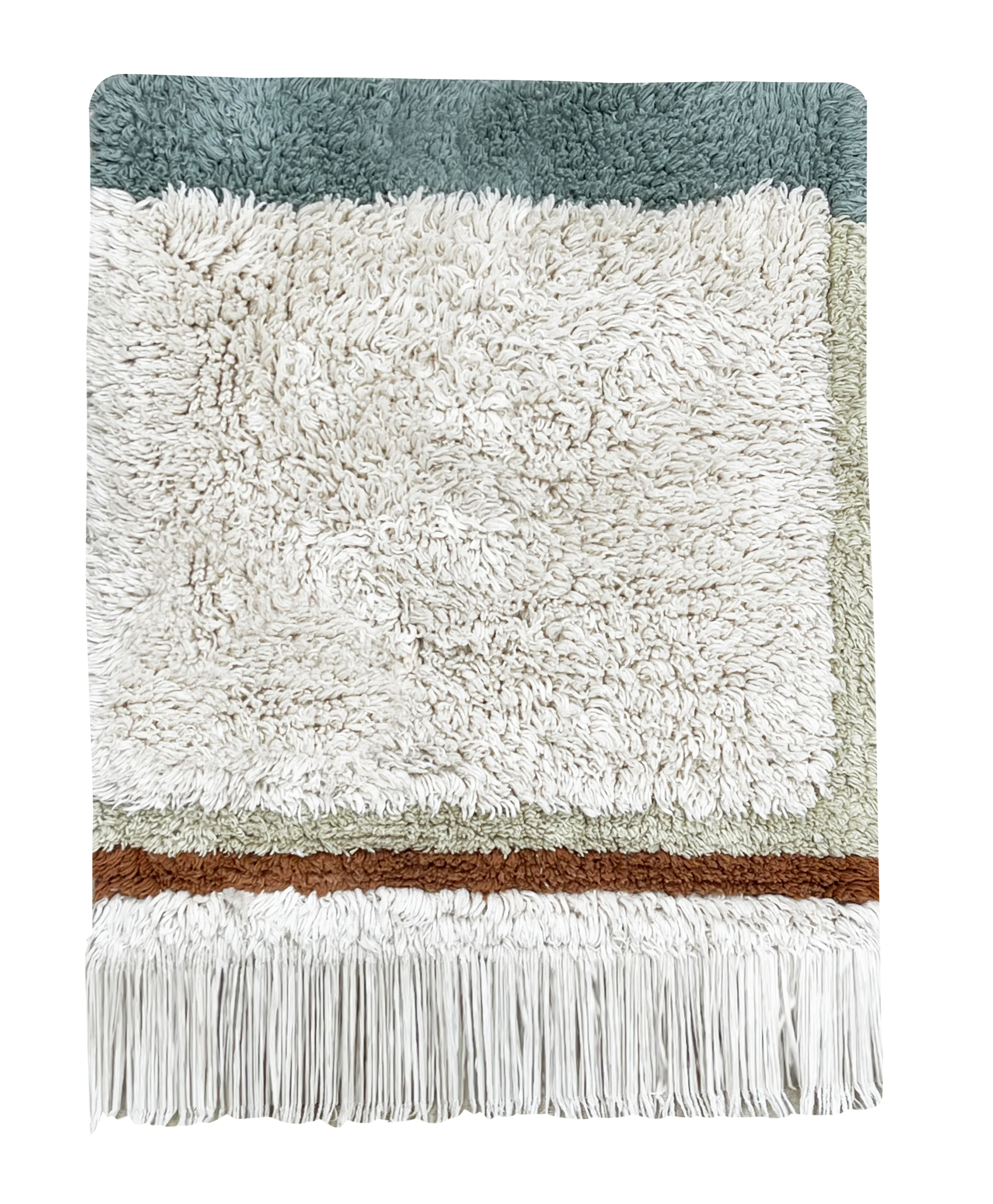 Swatch Washable rug Lanes Vintage Blue