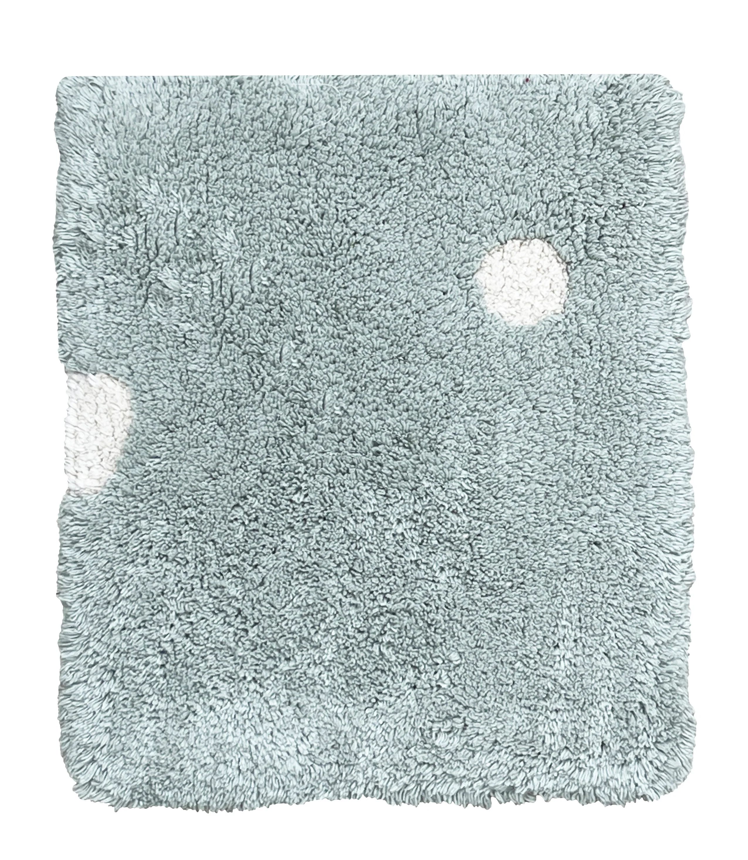 Swatch Washable rug Mini Dot Blue Sage