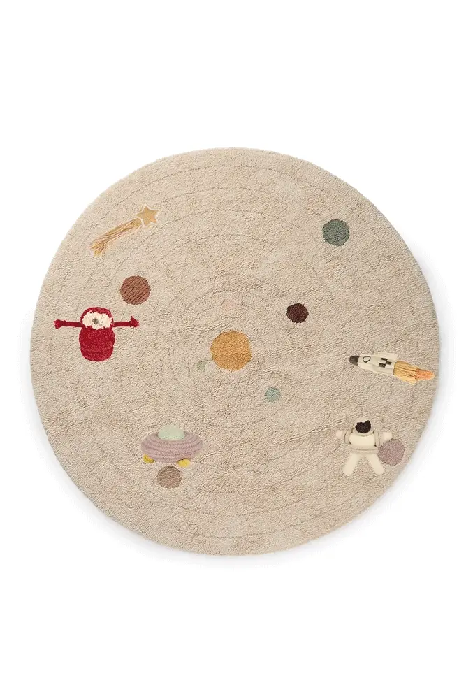 WASHABLE PLAY RUG SOLAR SYSTEM
