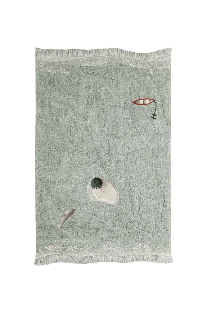 WASHABLE PLAY RUG WAVES