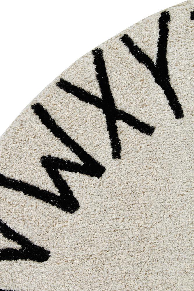 WASHABLE RUG ABC NATURAL BLACK - Image 7