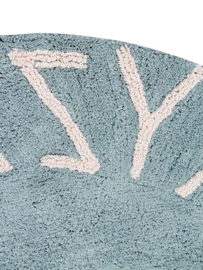 WASHABLE RUG ABC NATURAL VINTAGE BLUE - Image 4