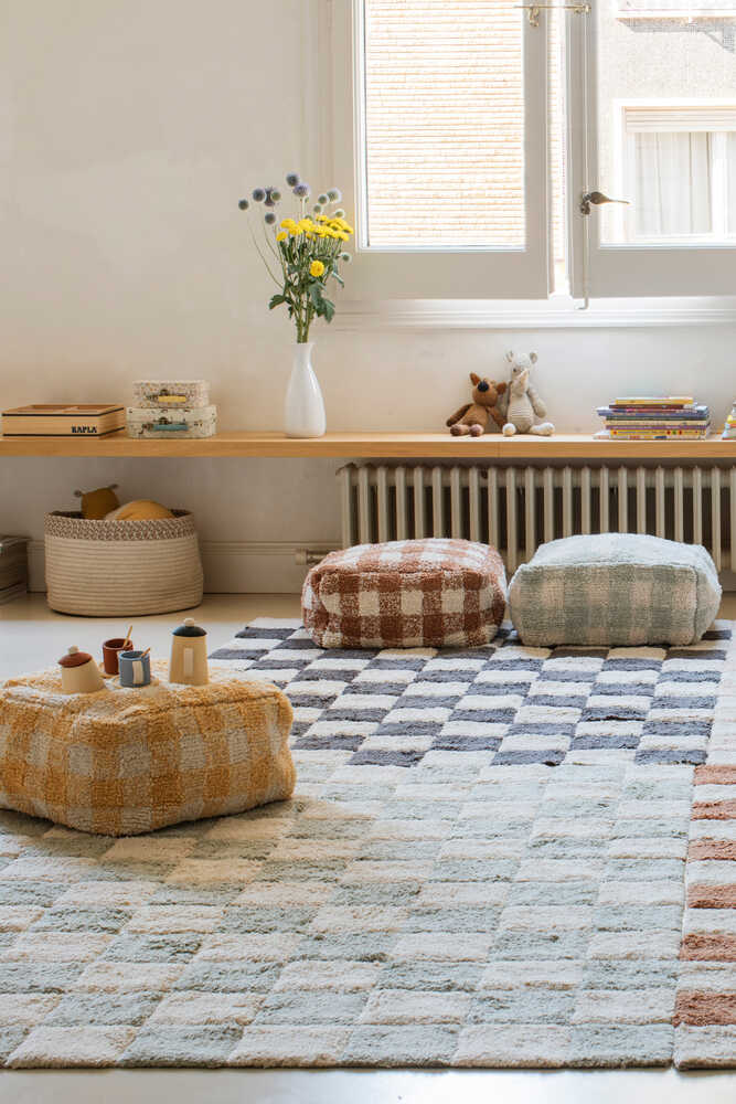 WASHABLE RUG TILES BLUE SAGE - Image 5