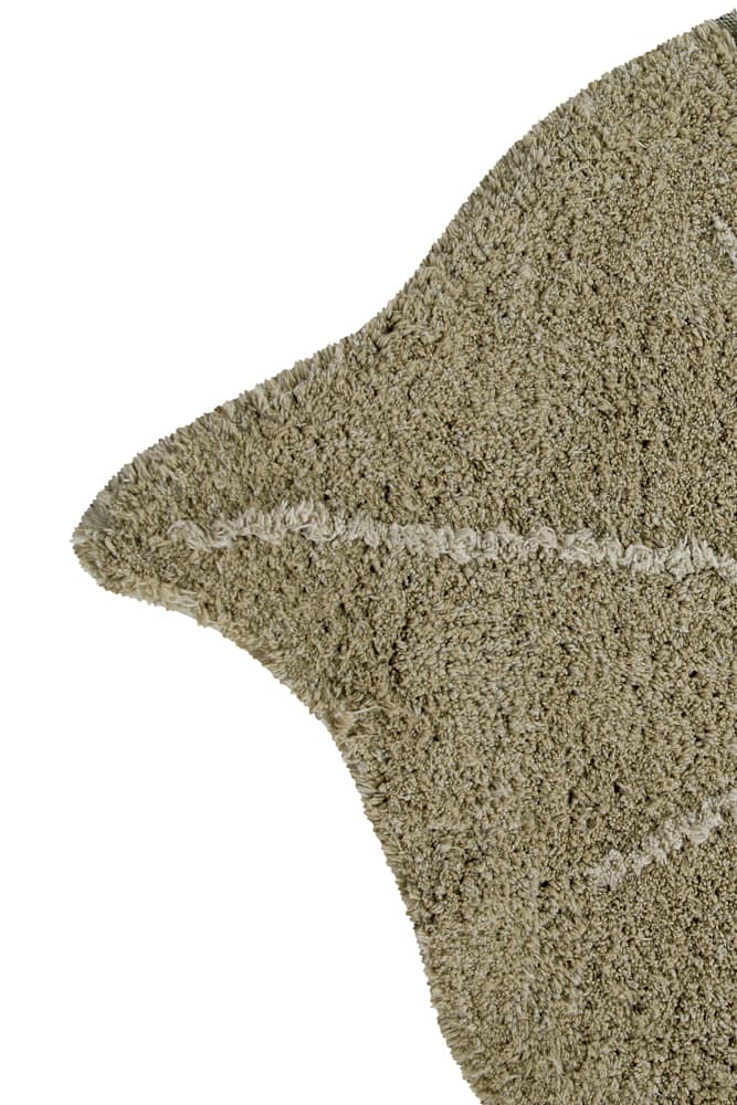 WASHABLE RUG MINI MONSTERA OLIVE - Image 5