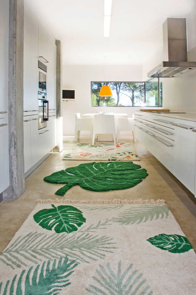 WASHABLE RUG MONSTERA LEAF - Image 5