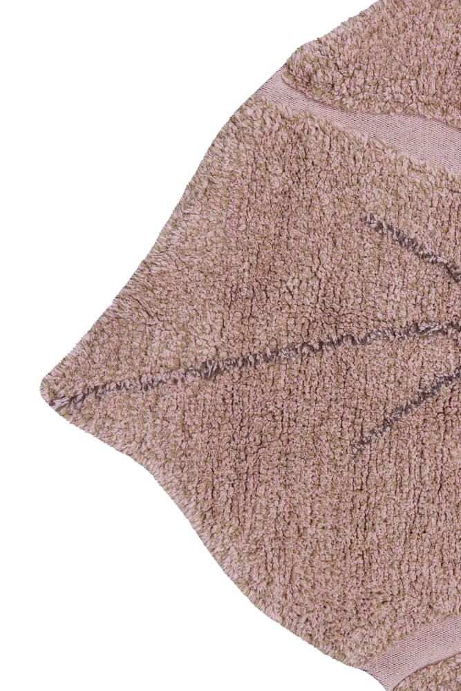 WASHABLE RUG MONSTERA VINTAGE NUDE - Image 7