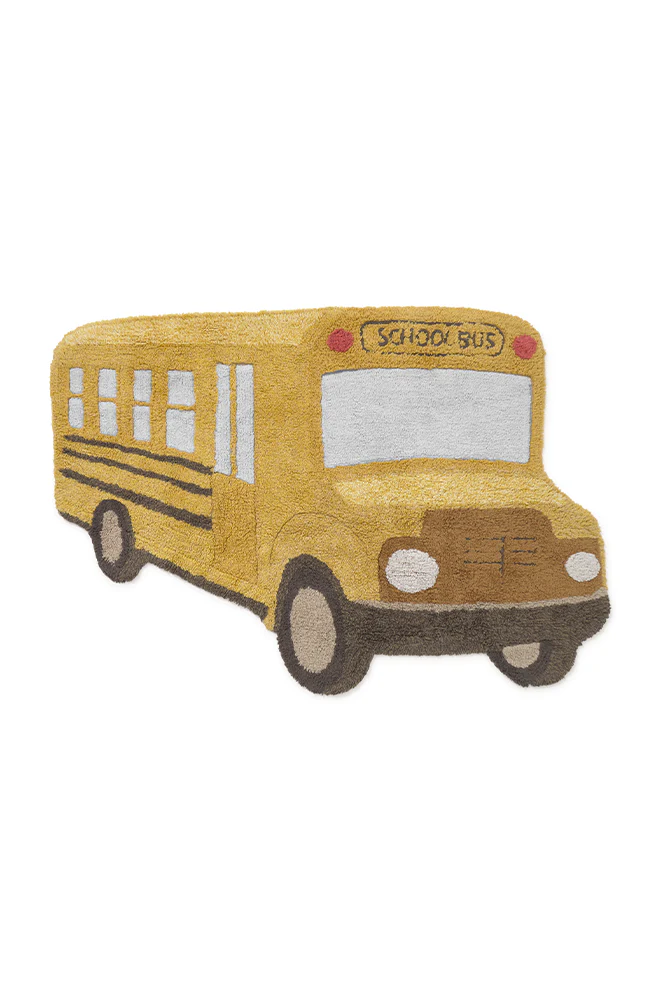 WASHABLE RUG SCHOOL BUS