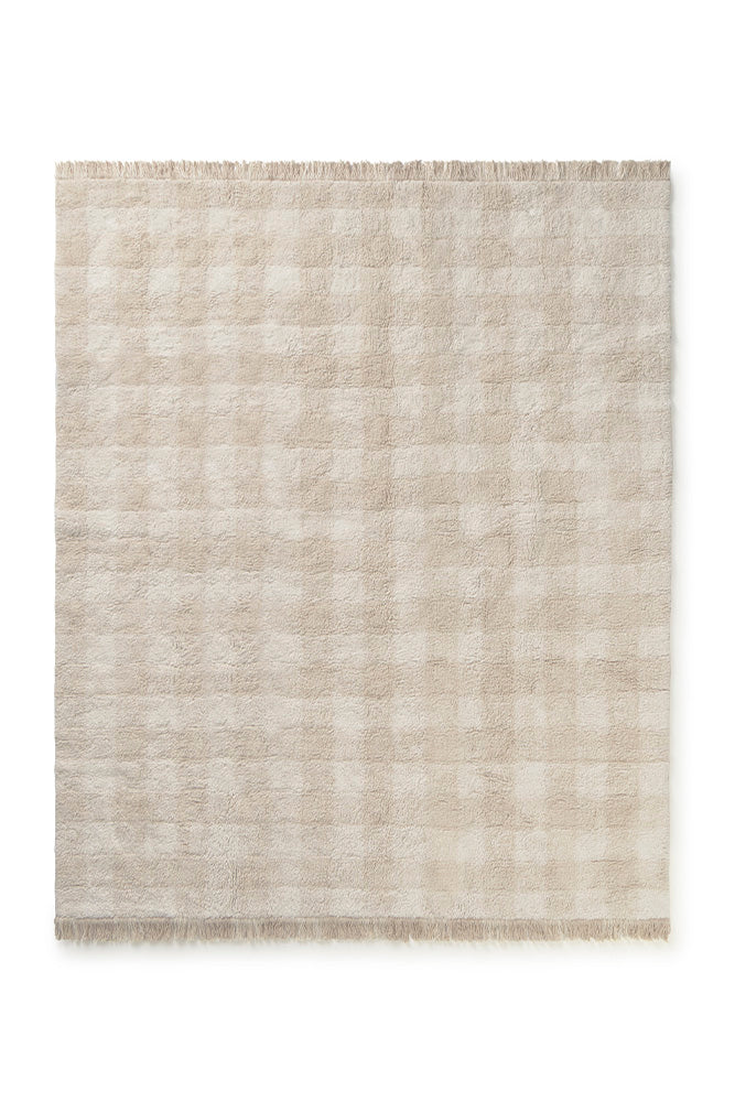 WASHABLE RUG VICHY IVORY