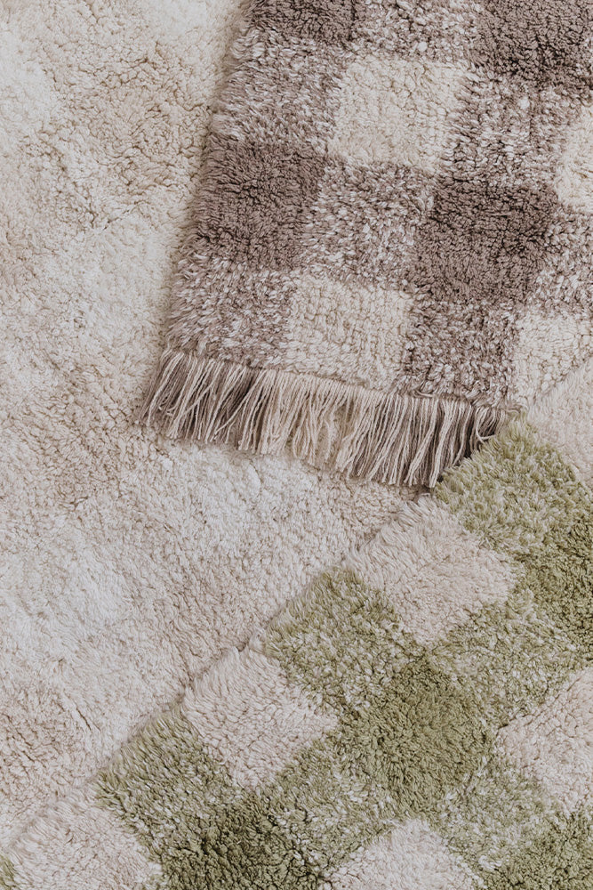 WASHABLE RUG VICHY IVORY - Image 3