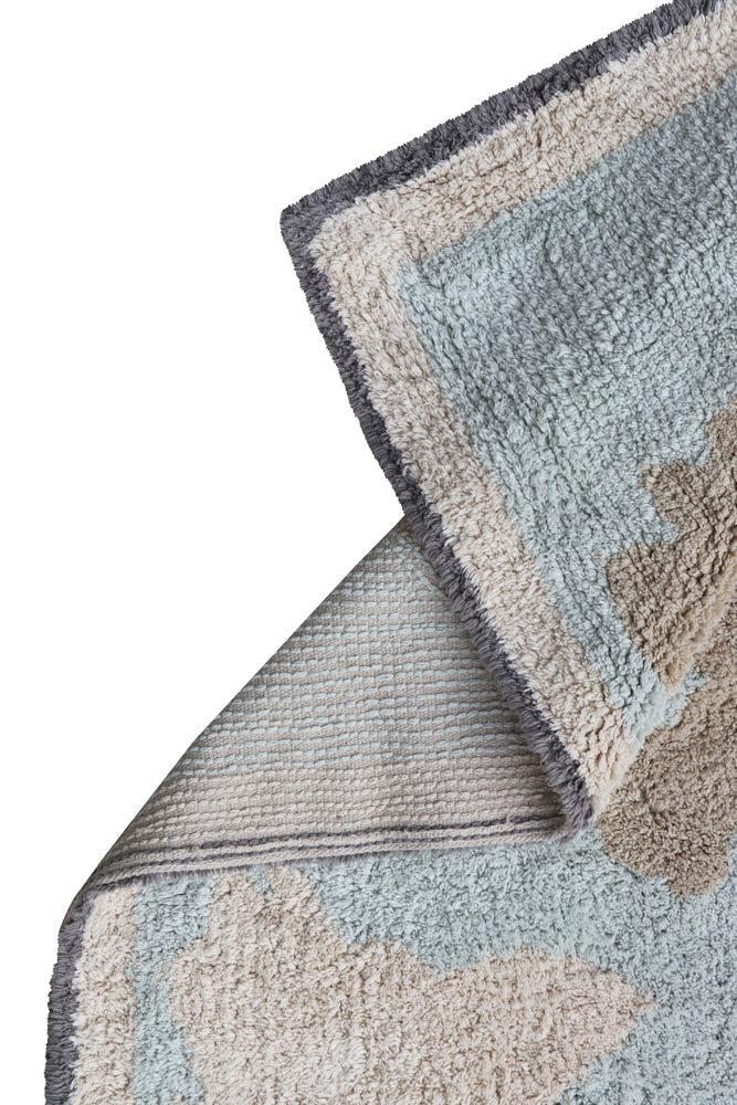 WASHABLE RUG VINTAGE MAP - Image 8