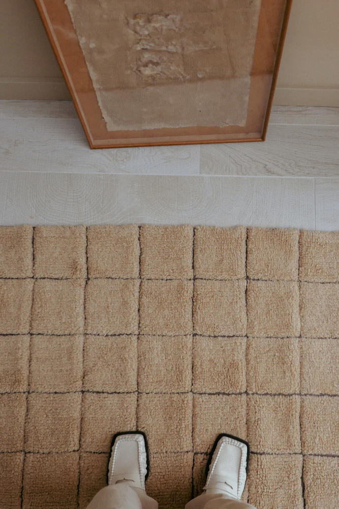 WOOL RUNNER RUG MOSAIC AMBER - Image 3