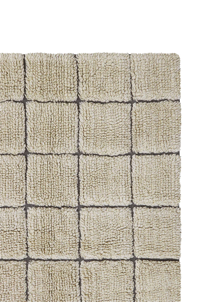 WOOL RUNNER RUG MOSAIC SANDSTONE - Image 4