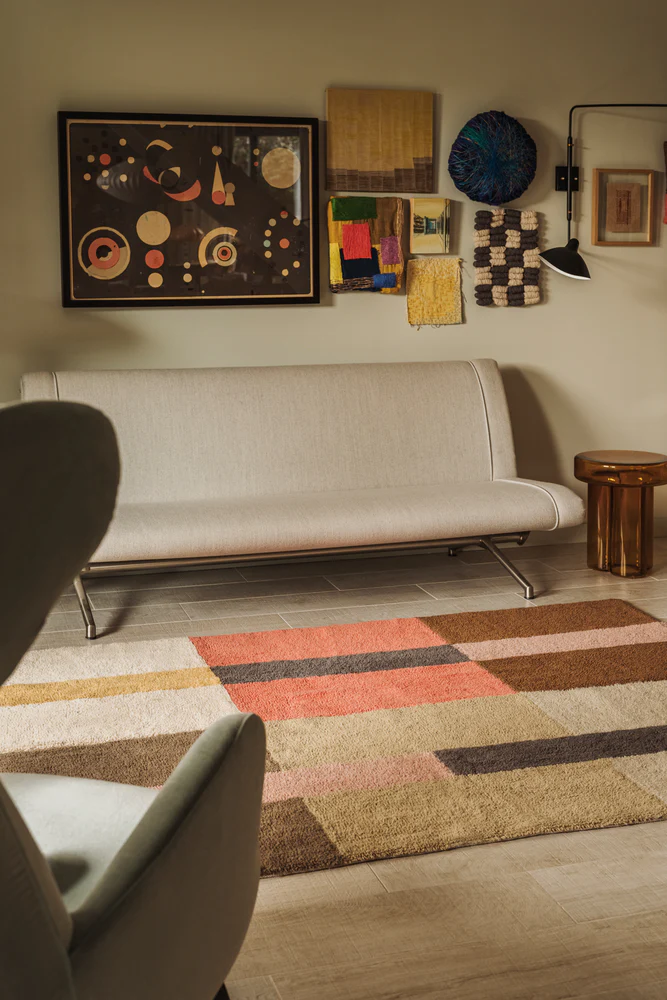 Wool Runner Rug Chroma Spiced Coral - Image 3