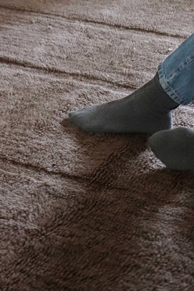 WOOLABLE RUG STEPPE - SHEEP BROWN - Image 5