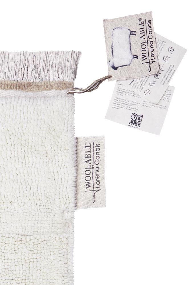 WOOLABLE RUG STEPPE - SHEEP WHITE - Image 11