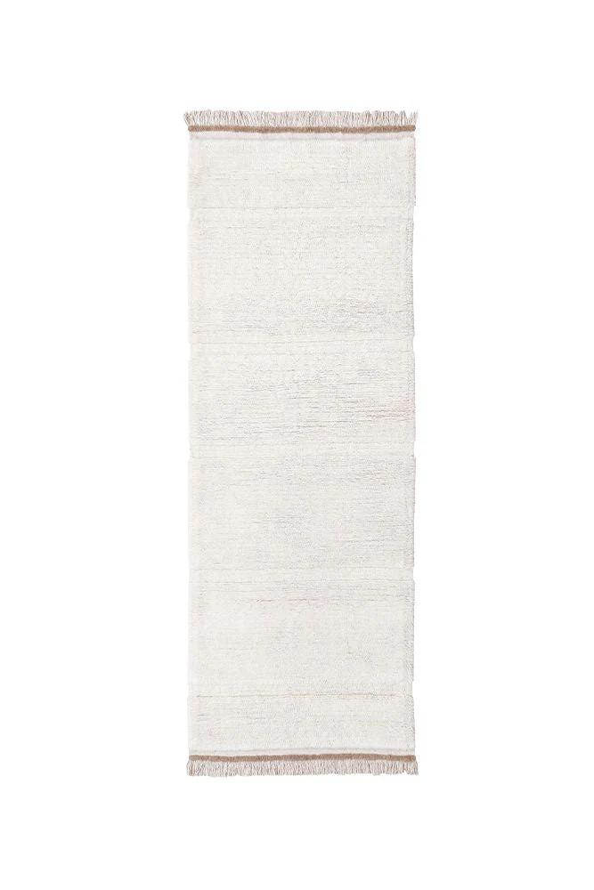 WOOLABLE RUNNER RUG STEPPE - SHEEP WHITE